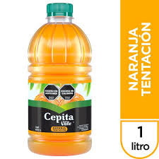 CEPITA 1L  BOTELLA NARANJA TENTACION